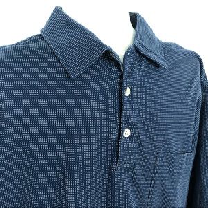 J McLaughlin Navy Polo with White accents Large
